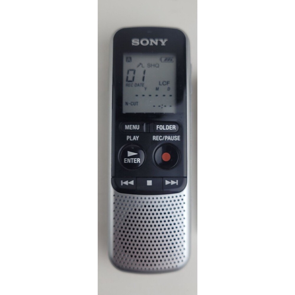 Sony IC Recorder ICD-BX132 Digital Voice Recorder 2GB. Tested Works